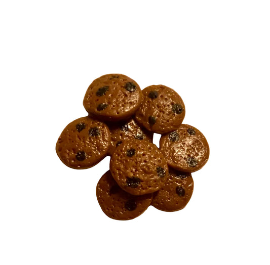 🍪 Mini Chocolate Chip Cookies on a plate