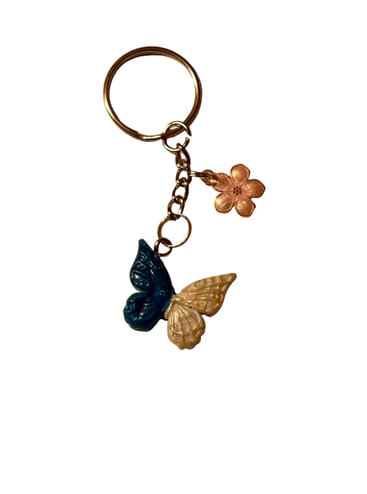 🦋 🌺 Butterfly Keychain