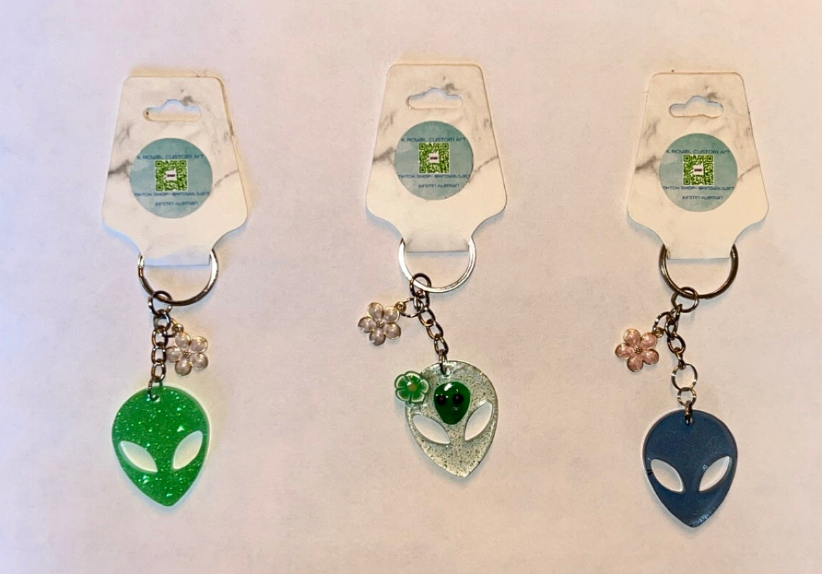 Galaxy Alien Keychains ✨👽
